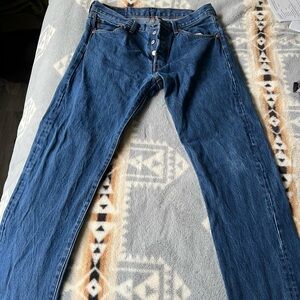 Levi's Men's Straight Blue Jeans